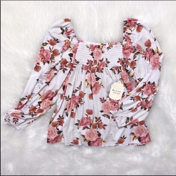 Altar'd State Tops - Altar’d State-Boho Style Smocked Blouse-NWT-Small